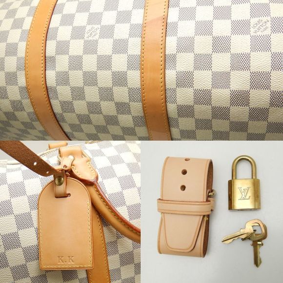 Louis Vuitton Damier Azur Keepall 50 Shoulder Bag - Picture 5 of 7